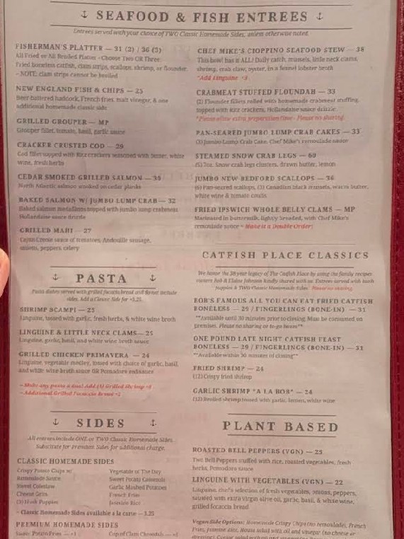 Apopka 's Best New England -Inspired Seafood Menu at The Nauti Lobstah